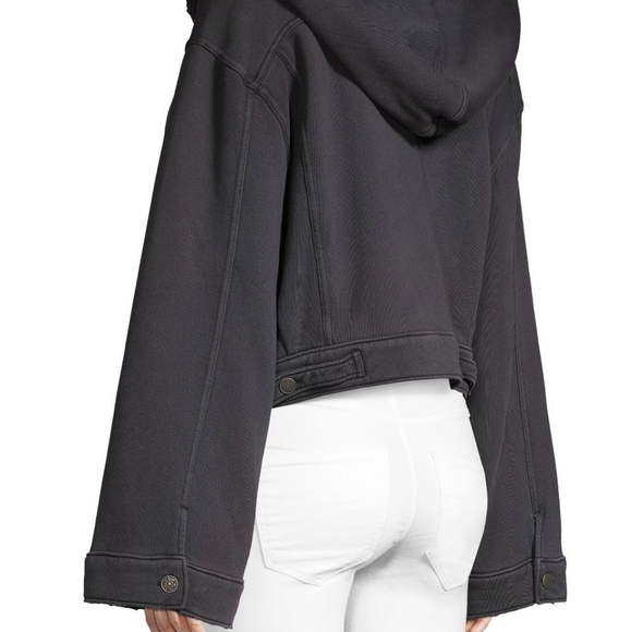 Free People Cotton Button-Up Hoodie - Picture 2 of 5